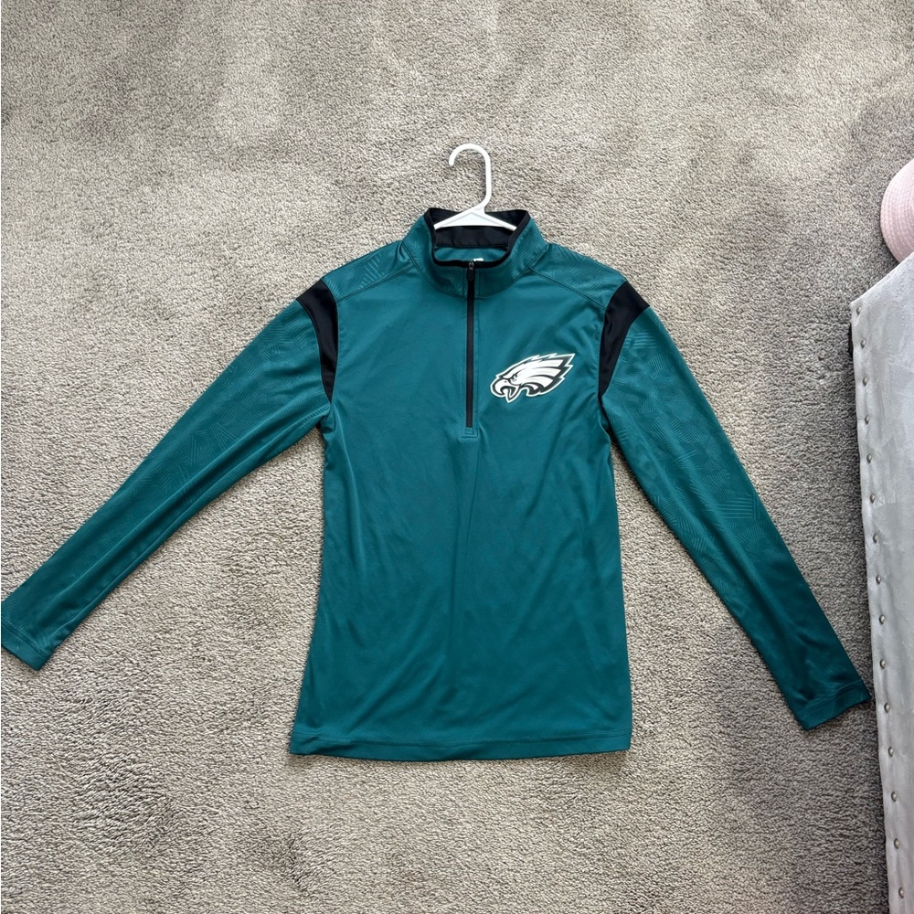 🏈 Philadelphia Eagles Quarter-Zip Pullover